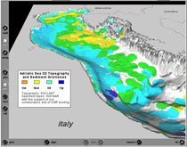 Sedimenti nel Adriatico